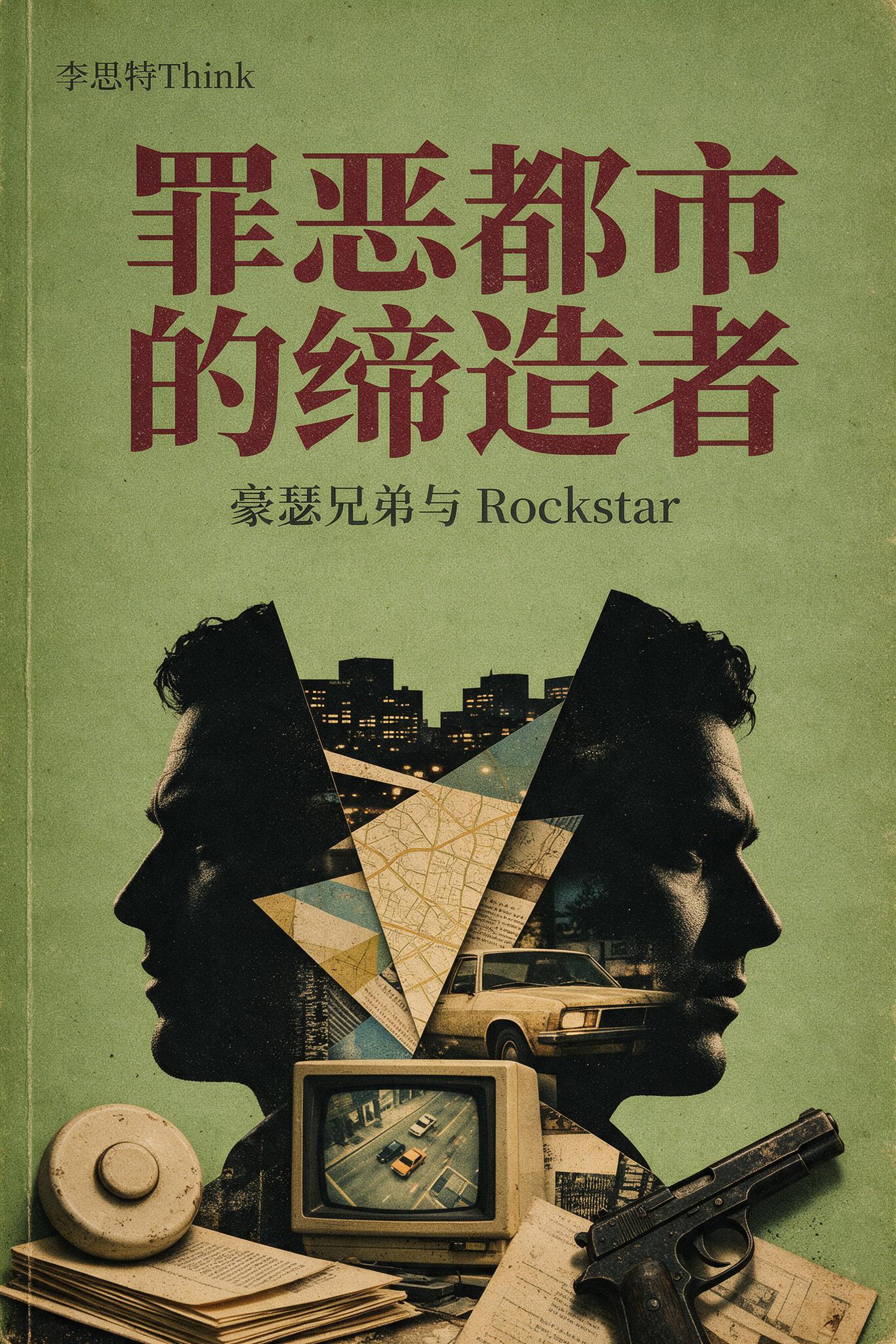 《罪恶都市的缔造者:豪瑟兄弟与 Rockstar》封面