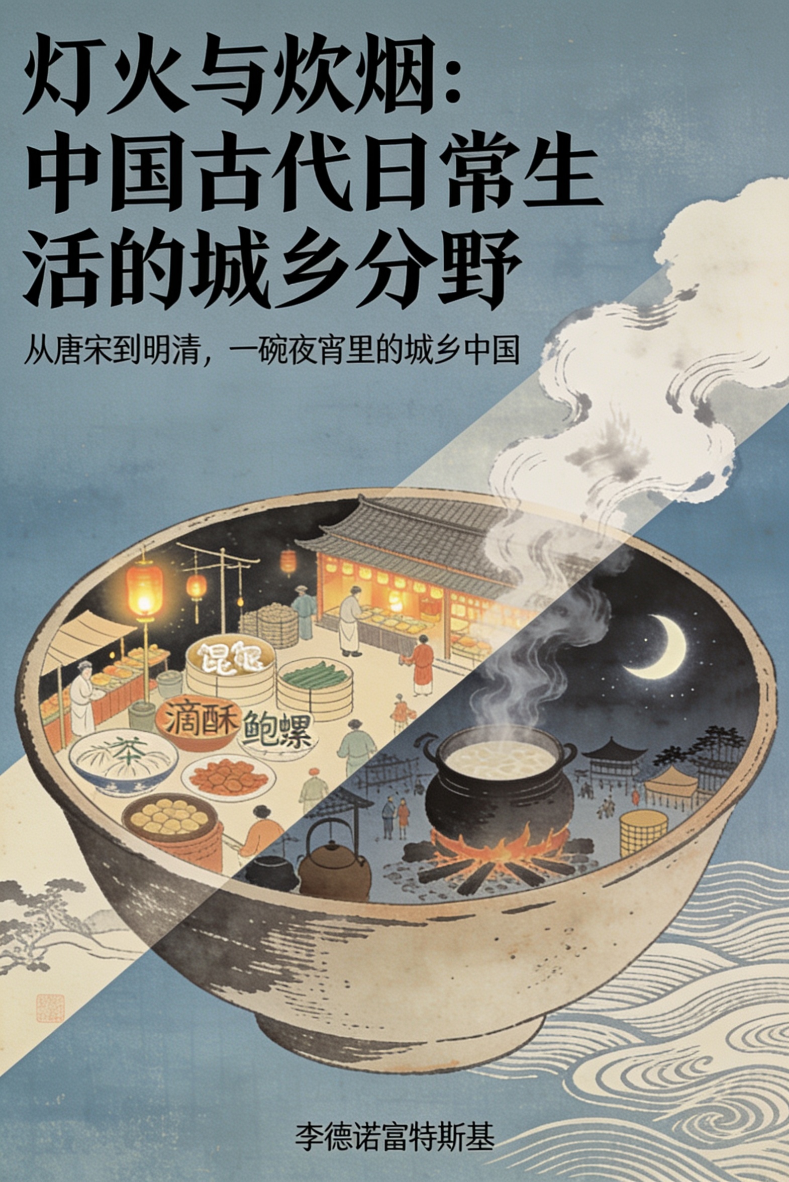 《灯火与炊烟:中国古代日常生活的城乡分野》封面