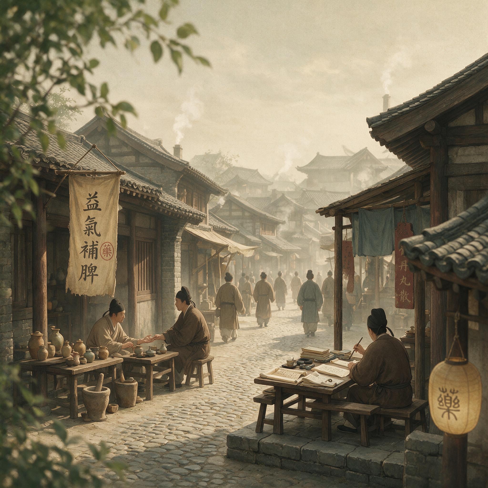 医者与文牒：历史出版插图