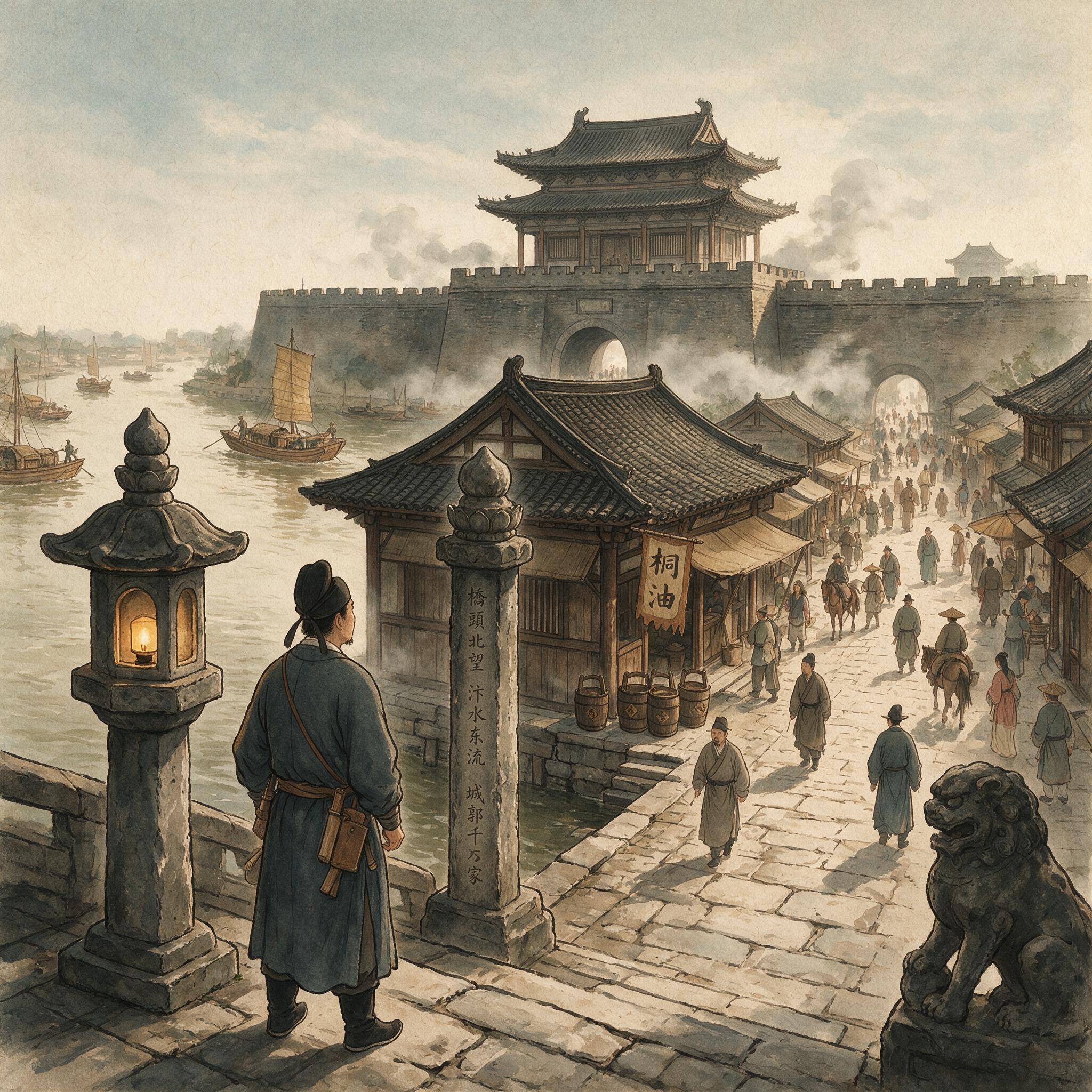 桥头的眼睛：历史出版插图