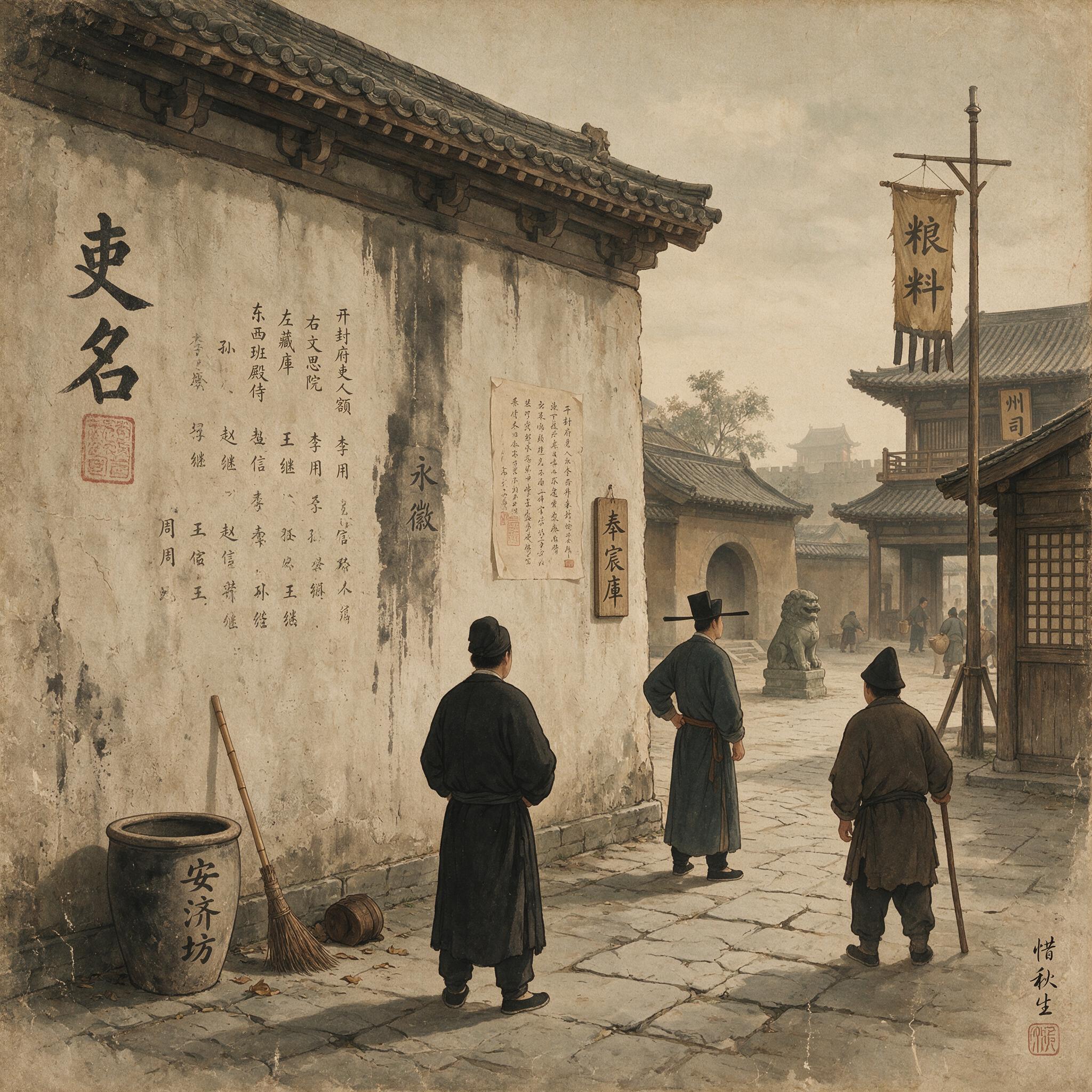 粉壁上的吏名：历史出版插图
