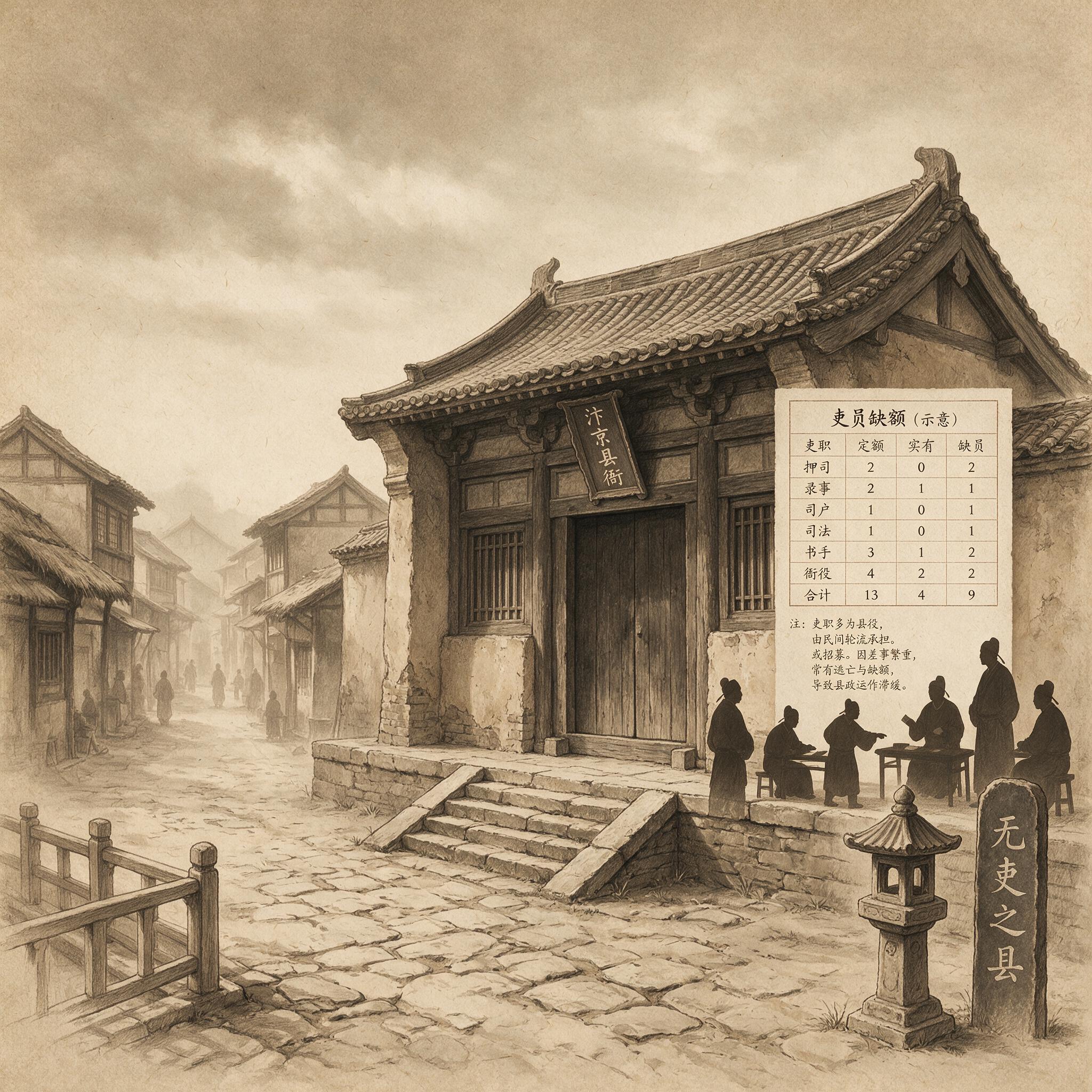 无吏之县：历史出版插图