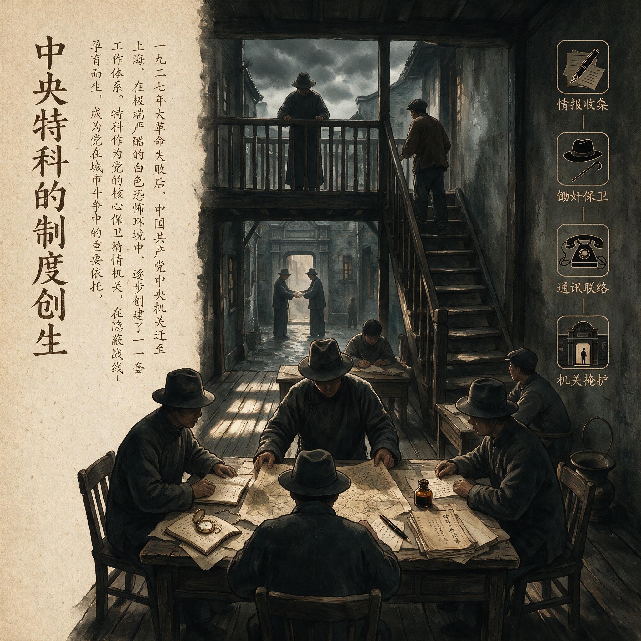 中央特科的制度创生：历史出版插图
