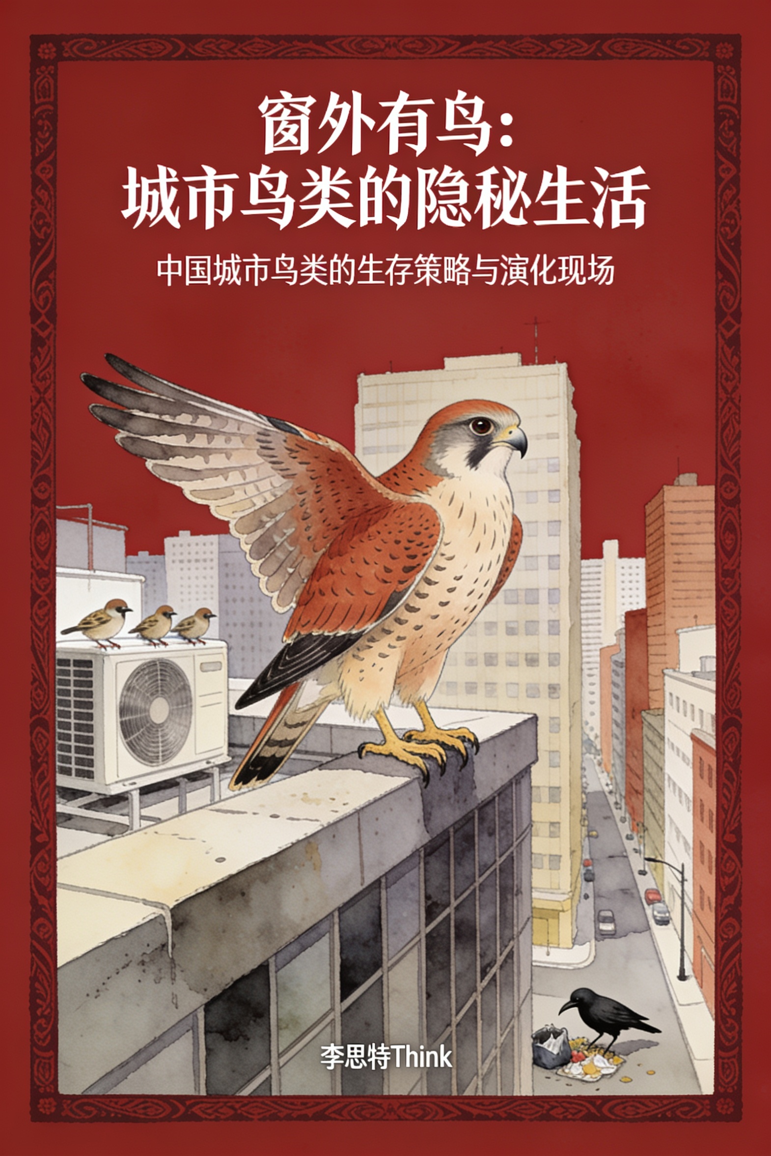 《窗外有鸟:城市鸟类的隐秘生活》封面