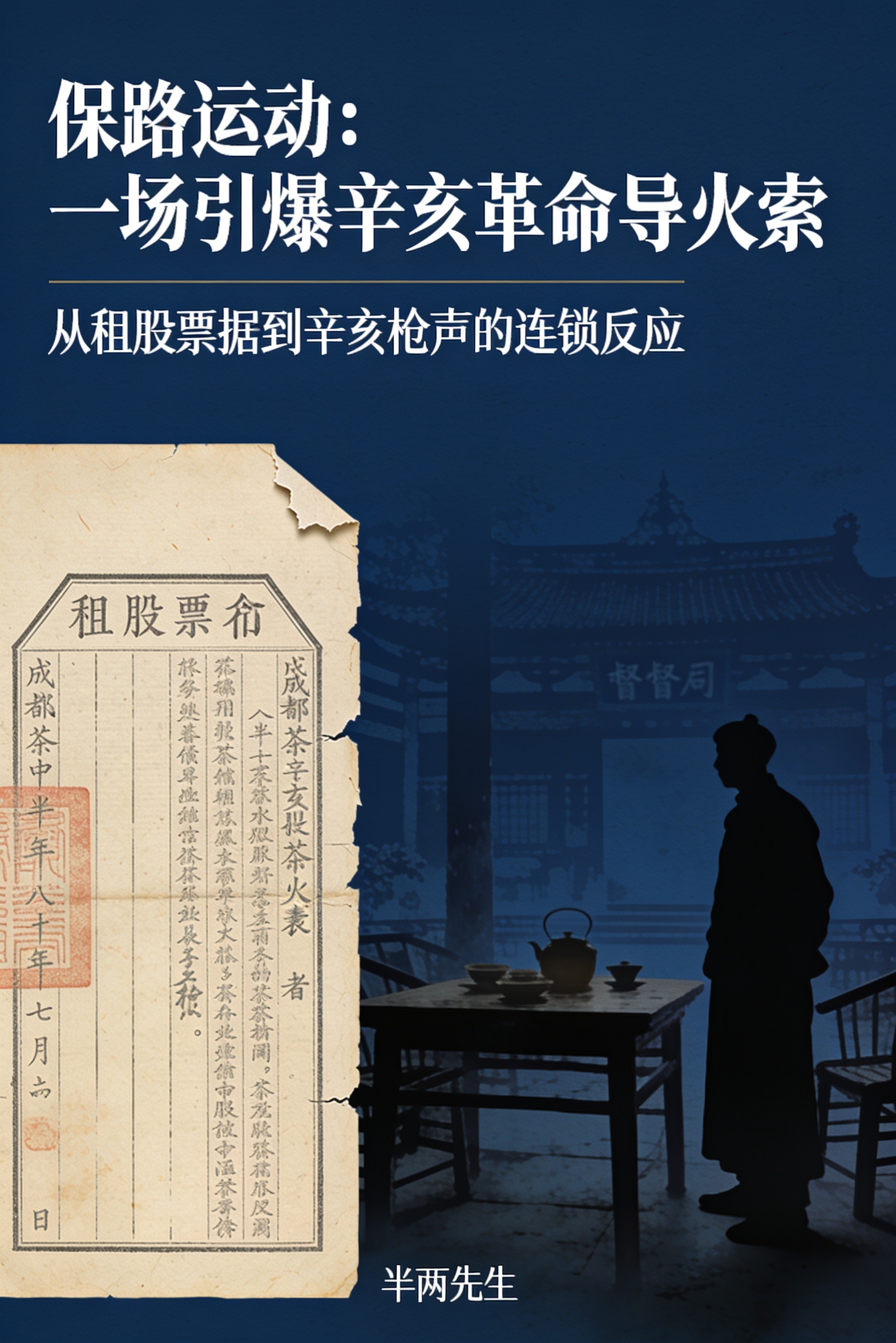 《保路运动:一场引爆辛亥革命导火索》封面