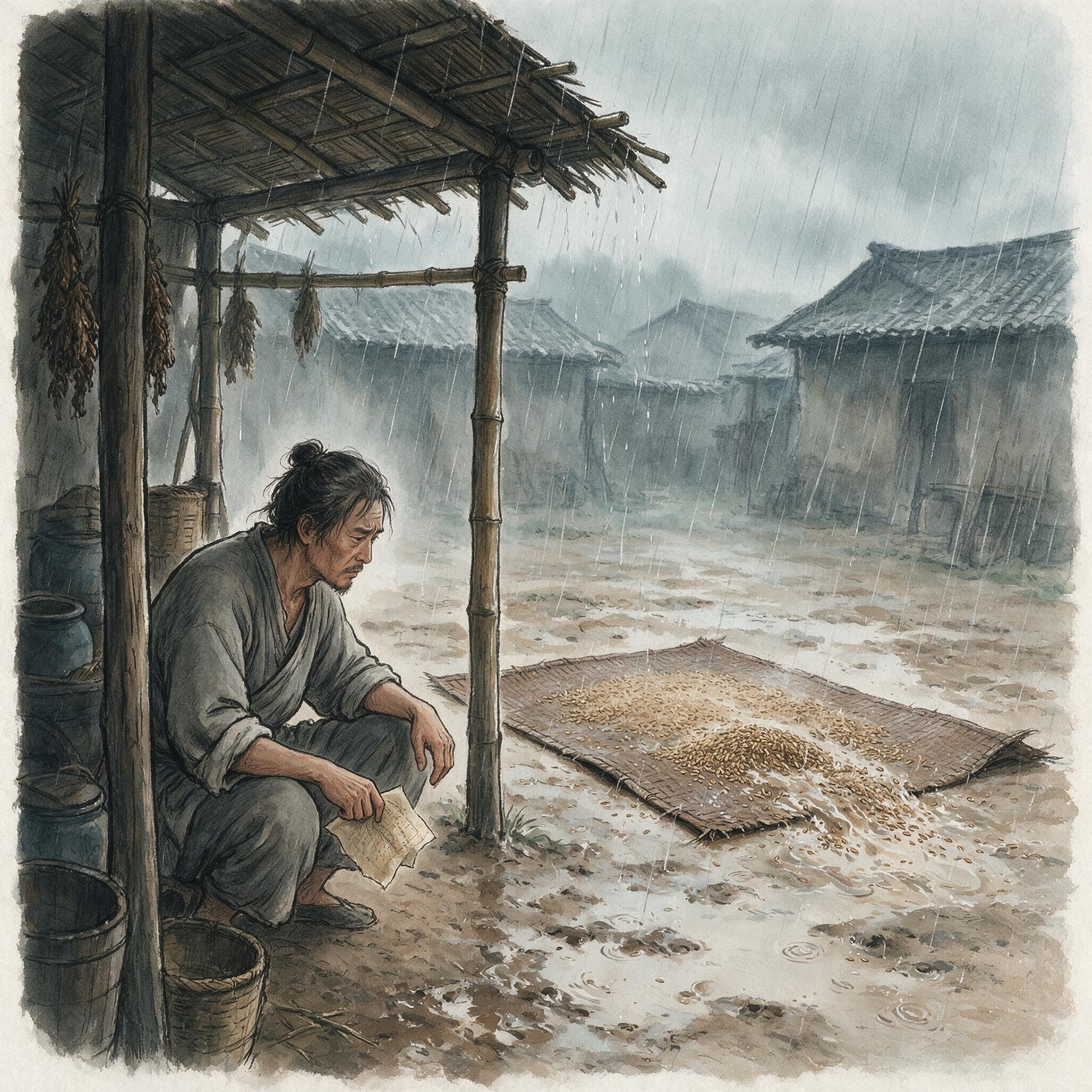 泰缅边境山区雨季中的前士兵