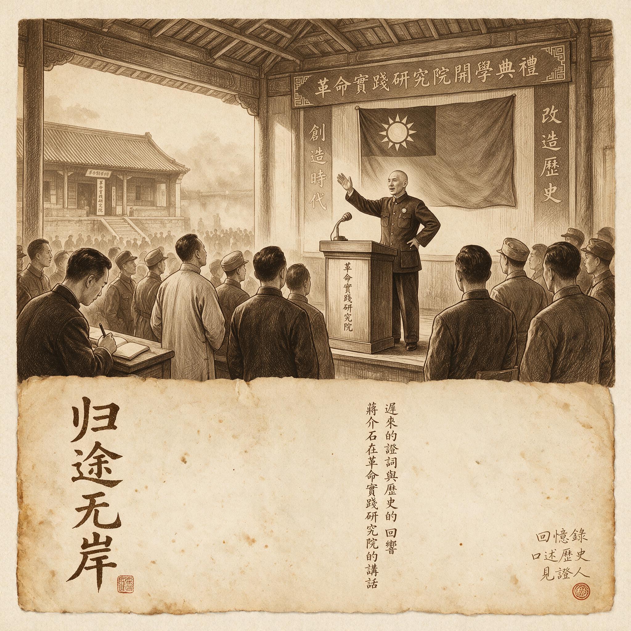 蒋介石在革命实践研究院讲话