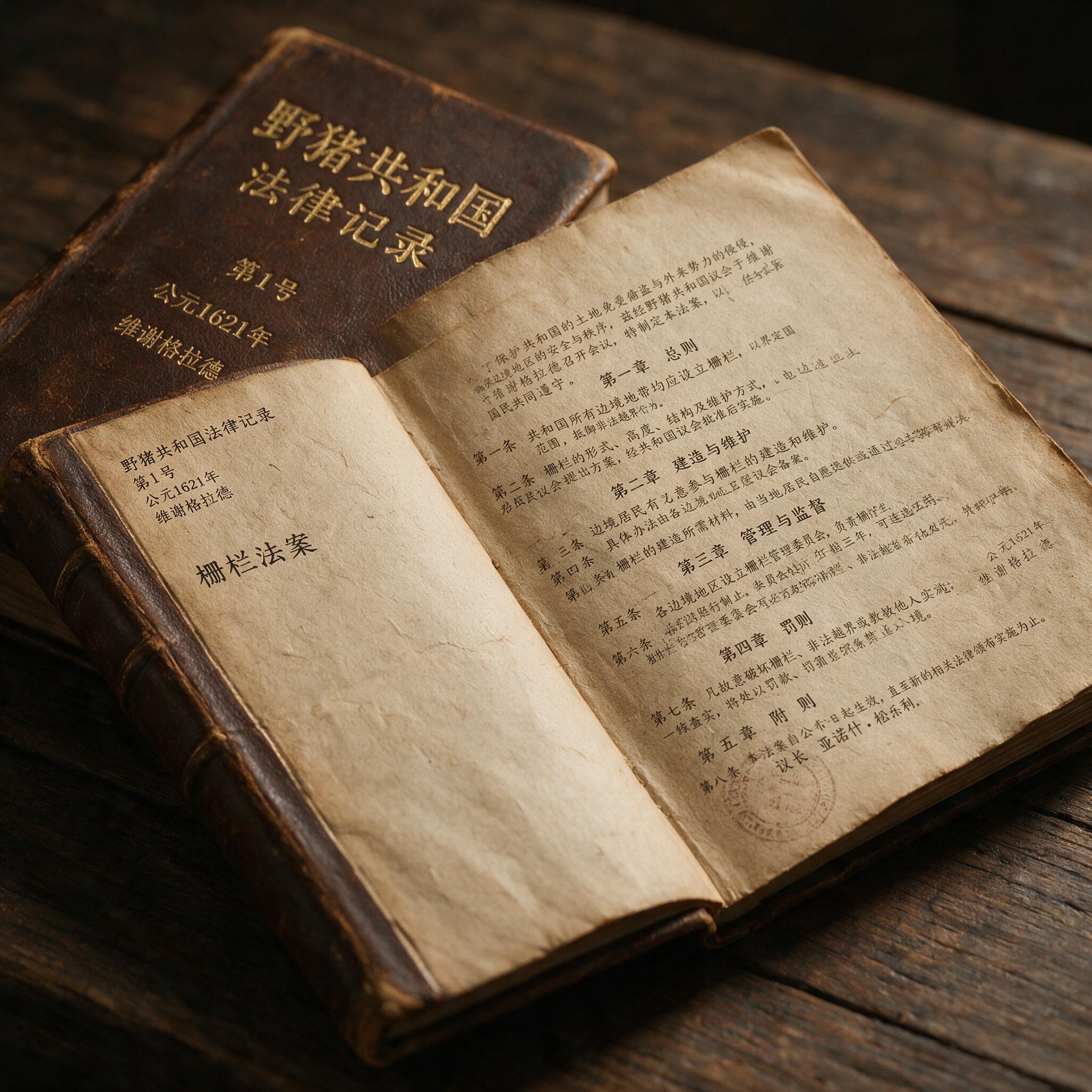老旧打字机敲出的磨损法律文件