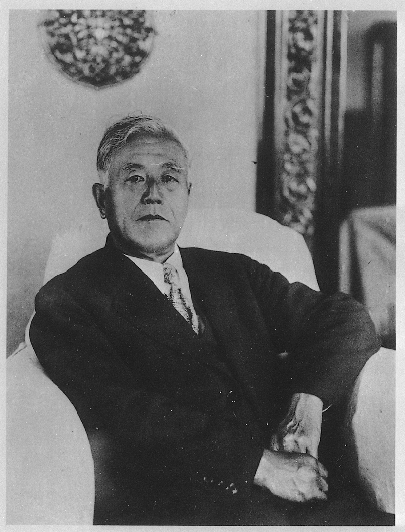 日本僧人、探险家大谷光瑞肖像照。