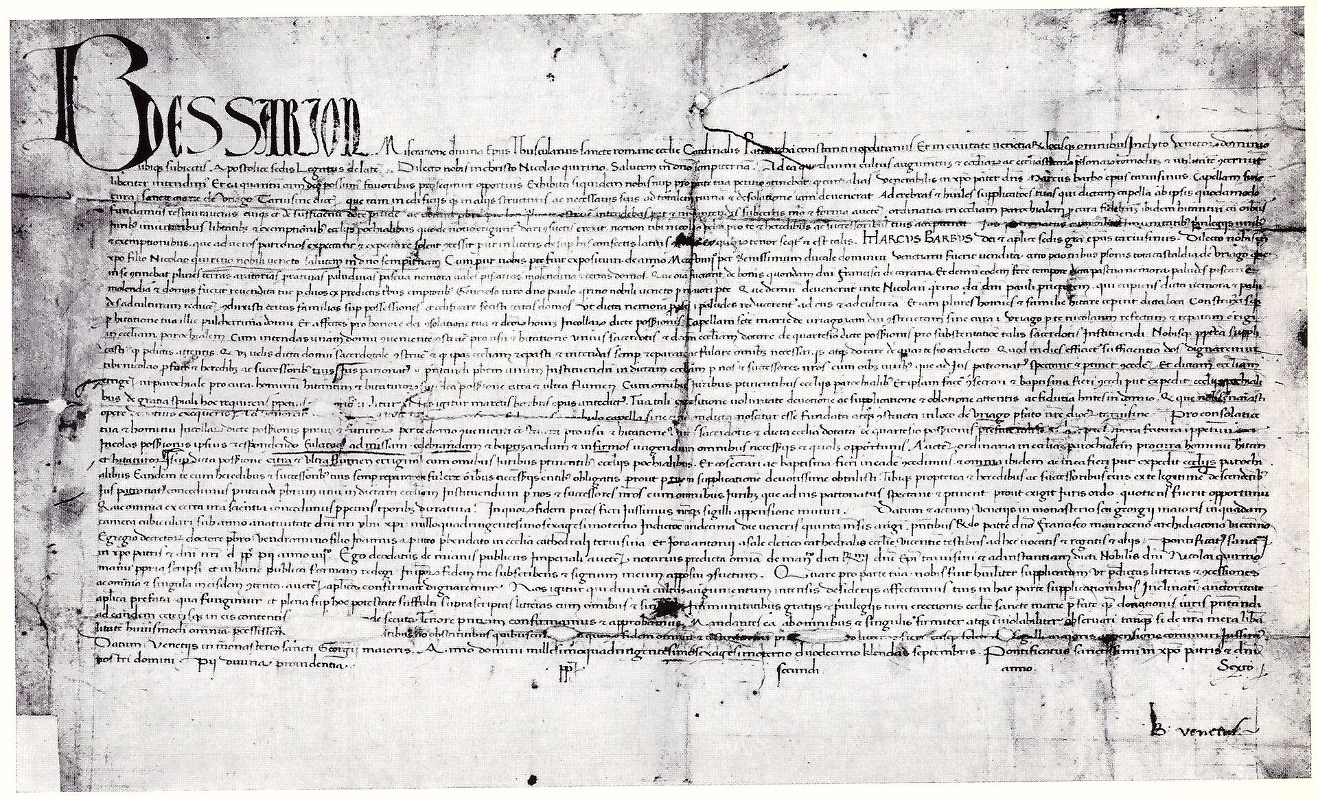 《威尼斯宪章》(Venice Charter)文件封面或签署现场照片。