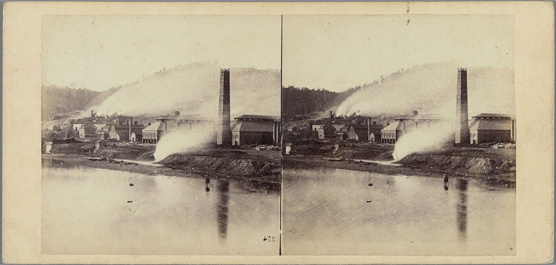 The Cambria Iron Works in Johnstown, c. 1880s.