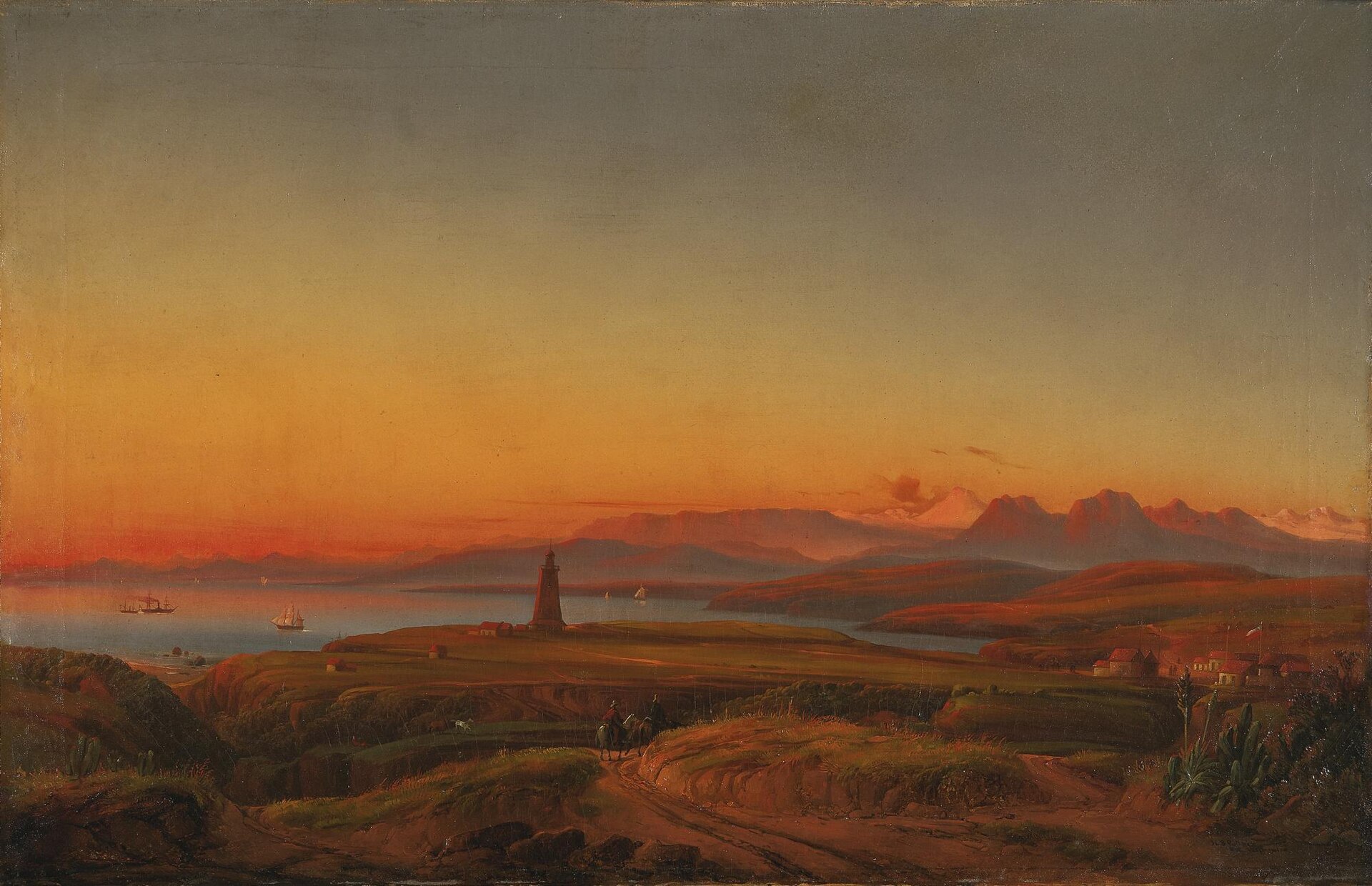 Valparaíso, Chile, in the early 19th century.