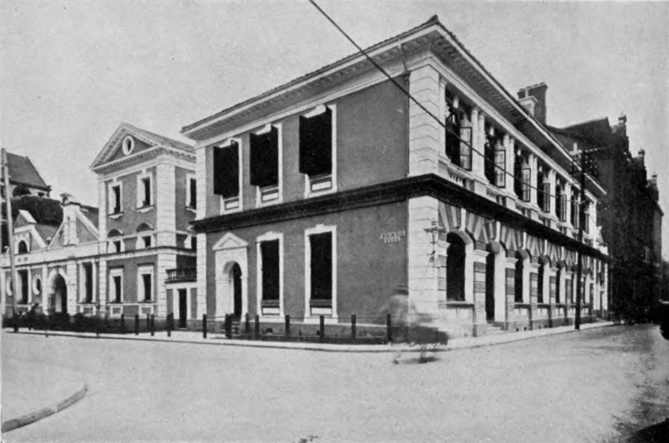 1908年上海外滩的英国客邮局。